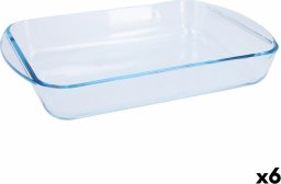 Pyrex Naczynie do Piekarnika Pyrex Classic Vidrio Przezroczysty Szkło Prostokątny 35 x 23 x 6 cm (6 Sztuk)