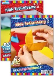 SCHEMAT Blok techniczny A3/10K 160g kolorowy (10szt)