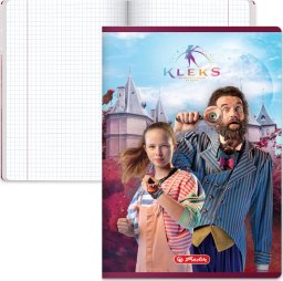 Herlitz Zeszyt A5 60 kartek w kratkę z marginesem Akademia Pana Kleksa 70g HERLITZ