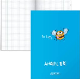Herlitz Zeszyt A5 60k w kratkę angielski przedmiotowy okładka folii PP HERLITZ
