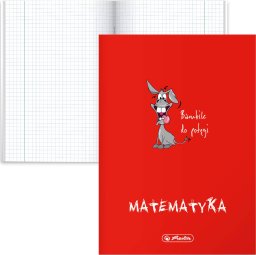 Herlitz Zeszyt A5 60k w kratkę matematyka przedmiotowy okładka folii PP HERLITZ