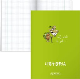 Herlitz Zeszyt A5 60k w kratkę historia przedmiotowy okładka folii PP HERLITZ
