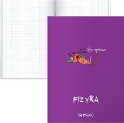 Herlitz Zeszyt A5 60k w kratkę fizyka przedmiotowy okładka folii PP HERLITZ