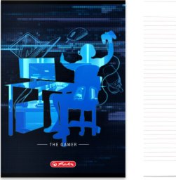  Herlitz Zeszyt A5 32 kartki w 3 linie kolorową bez marginesu 70g/m2 Hero HERLITZ