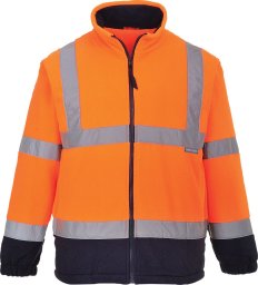  Portwest F301- Polar ostrzegawczy z kontrastem - pomarańczowy-granat 4XL