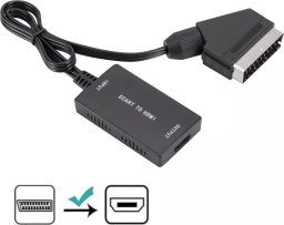 Adapter AV SwiatKabli Konwerter Obrazu i dźwięku z SCART / EURO na HDMI Adapter