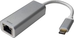 Deltaco USB-C tinklo adapteris DELTACO, 2,5G, aliuminis / USBC-GIGA6
