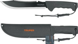 Truper Mačetė su pjūklu. Ilgis 25cm. Patogi neslystanti rankena. Saugus medžiaginis deklas Truper®