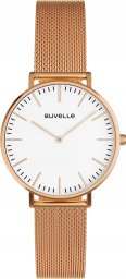 Zegarek Hedo BUVELLE Elegance Rose Gold - Zegarek Damski z Okrągłą Tarczą i Bransoletką