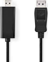 Adapter AV Nedis Nedis CCGL37100BK20 adapter kablowy 2 m HDMI Typu A (Standard) DisplayPort Czarny