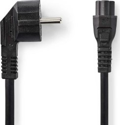 Kabel zasilający Nedis Nedis CEGL10100BK50 kabel zasilające Czarny 5 m CEE7/7 C5 panel