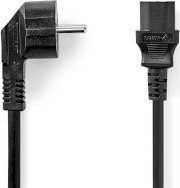 Kabel zasilający Nedis Nedis CEGL10000BK20 kabel zasilające Czarny 2 m CEE 7/5 C13 panel