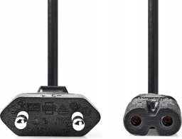 Kabel zasilający Nedis Nedis CEGL11940BK70 kabel zasilające Czarny 7 m CEE7/17 Wtyczka zasilająca typu C