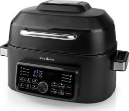 Frytkownica beztłuszczowa Nedis Nedis KAAFG600BK frytkownica Pojedyńczy 6 l Autonomiczny 1660 W Frytkownica na gorące powietrze Czarny