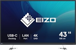 Monitor Eizo EIZO FlexScan EV4340X-BK LED display 108 cm (42.5") 3840 x 2160 px 4K Ultra HD Czarny