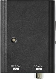Adapter AV Nedis Nedis ACON2505BK konwerter plików audio Czarny