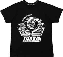 SLIDE Koszulka T-Shirt TurboWorks Czarna XXXL