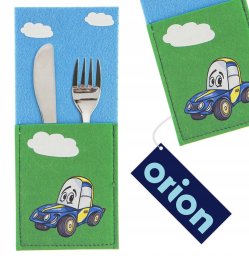 Orion Pokrowiec etui na sztućce AUTO 21x9 cm