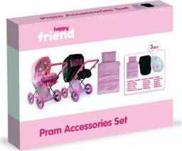 Bburago HAPPY FRIEND Pram Accessories Set