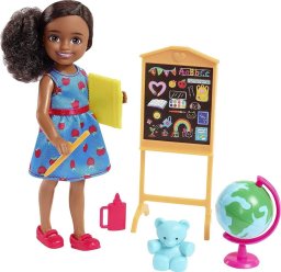 Lalka Barbie Mattel Chelsea Kariera - Nauczycielka (HCK69)