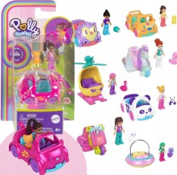 Figurka Mattel Figurki Polly Pocket Pollyville Autko Tygrysek Mattel