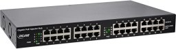 Switch InLine InLine® PoE+ Gigabit Network Injector Hub 16 Port (16x PoE+), 1Gb/s, 19" 1U (brackets included), metal, 2 fans