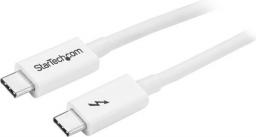 Kabel USB StarTech USB-C - USB-C 1 m Biały (TBLT3MM1MW)