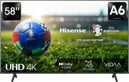 Telewizor Hisense 58A6N LED 58'' 4K Ultra HD VIDAA