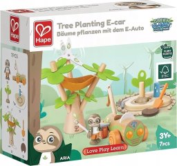  Hape Hape trees with electric car, toy vehicle