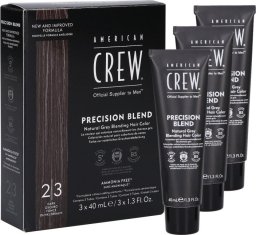  American Crew AMERICAN CREW Precision Blend Odsiwiacz dla mężczyzn DARK (2-3) 3x40ml