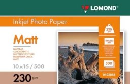 Lomond Lomond Photo Inkjet Paper Matte 230 g/m2 10x15, 500 sheets