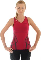 Brubeck Koszulka damska Fitness W bordowa r. S (TA10150)