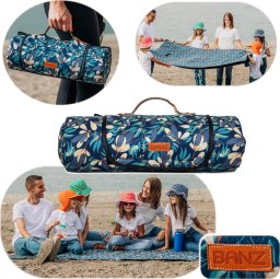 Banz Koc mata piknikowy plażowy na biwak 200x150cm BANZ Banksia