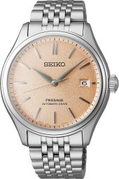 Zegarek Seiko Zegarek męski Seiko SPB467J1 srebrny