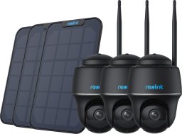 Kamera IP Reolink Reolink 3x Argus B430-B + 3x Solarpanel schwarz