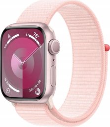 Smartwatch Apple Apple Watch Series 9 GPS 45mm Pink Aluminium Case with Light Pink Sport Loop,Model A2980