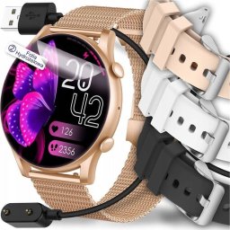 Smartwatch Abrams smartwatch Abrams 44mm złoty