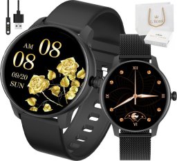 Smartwatch G.Rossi Zegarek SMARTWATCH damski G. Rossi SW020-2 + czarny pasek silikonowy