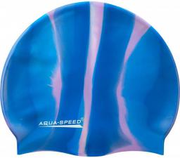  Aqua-Speed Czepek pływacki Silikon Bunt granatowo-niebiesko-wrzosowy (48948)