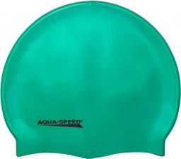  Aqua-Speed Czepek pływacki Mega 12 ciemna zieleń (48053)