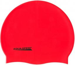 Aqua-Speed Czepek pływacki Mega 31 czerwony (48060)