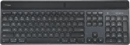 Klawiatura Targus Targus EcoSmart - Tastatur - nachhaltige Energiegewinnung - antimicrobial - hintergrundbeleuchtet - kabellos - Bluetooth 5.0 - QWERTY - GB - Tastenschalter: Scissor-Key - Schwarz - nachhaltige Verpackung