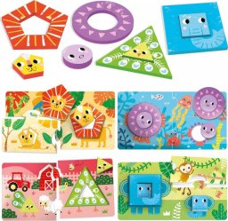 Headu *****HEADU Świat zwierząt karty układ. 2-4 54358