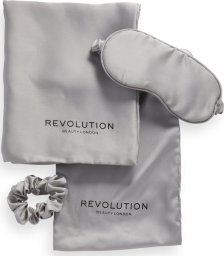 MAKE UP REVOLUTION Revolution Beauty The Beauty Sleep Satin Set Satynowy Zestaw do spania - Silver 1op.