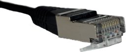 NetRack Patchcord RJ45, kat. 6 FTP F/UTP, 3m, Netrack, czarny