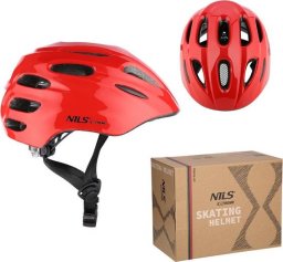  TRITON MTW01 LED KASK CZERWONY ROZM. XS (43-49 cm) NILS EXTREME