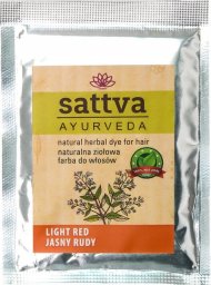  Sattva SATTVA_Natural Herbal Dye for Hair naturalna ziołowa farba do włosów Light Red 10g