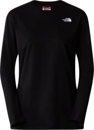  The North Face Bluza The North Face W L/S Simple Dome Tee damska : Kolor - Czarny, Rozmiar - XL