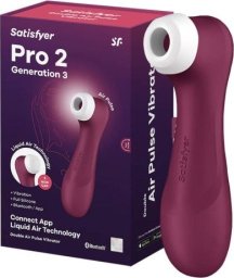 Satisfyer Masażer łechtaczki z aplikacją Satisfyer Pro 2 Generation 3 (czerwony)