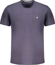  Calvin Klein NIEBIESKI T-SHIRT MĘSKI Z KRÓTKIM RĘKAWEM CALVIN KLEIN L